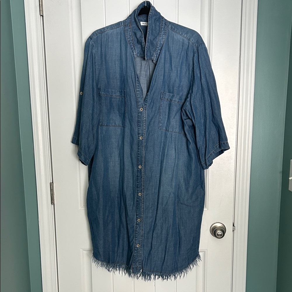 Workshop Republic Clothing Blue Denim Shirt Jacket